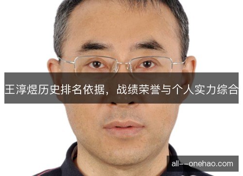 王淳煜历史排名依据，战绩荣誉与个人实力综合